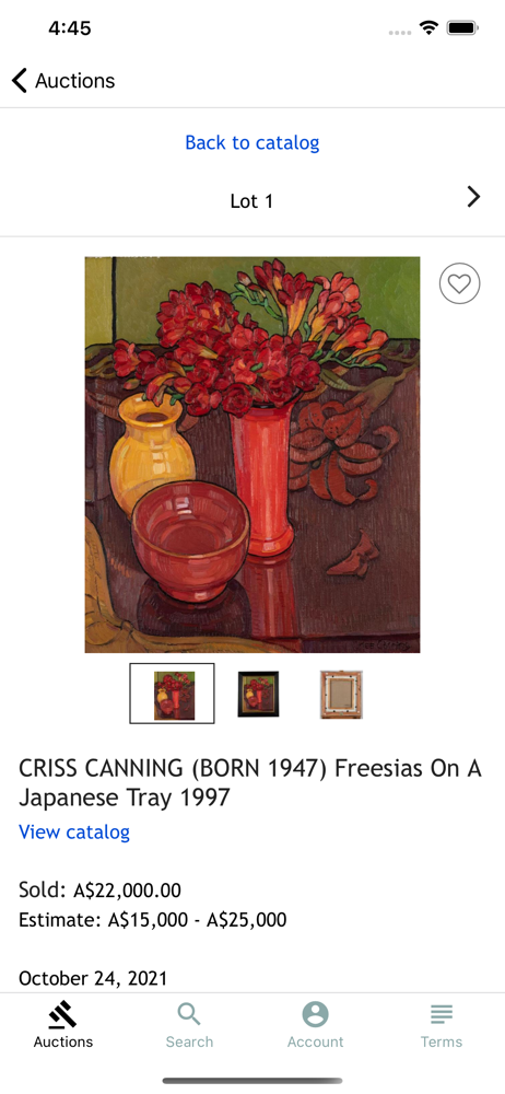 Gibson's Auctions screenshot 3