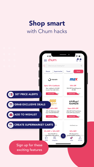 Chum.ae - Savings & Deals app screenshot 3