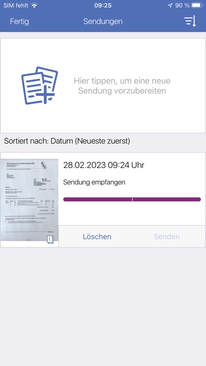 uniVersa RechnungsApp screenshot-5