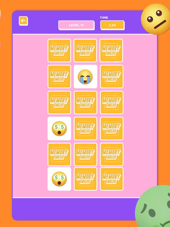 Memory Emojis - Concentration screenshot 2