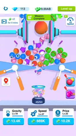 Game screenshot Idle Rainbow Ball apk