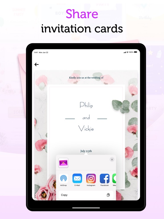 Invitation Card Designer screenshot 2