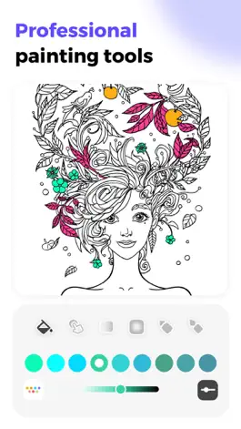 Game screenshot iPaint:Happy Coloring Book mod apk