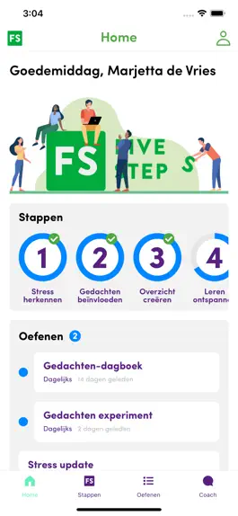 Game screenshot FiveSteps: grip op stress mod apk