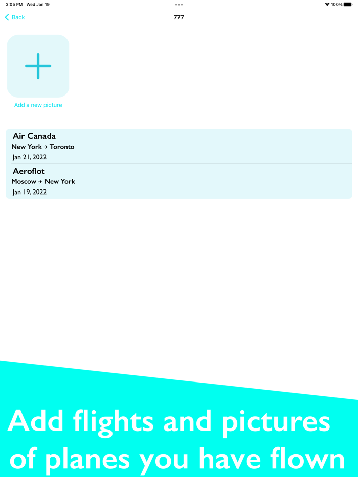 Airbeen mark planes you flew