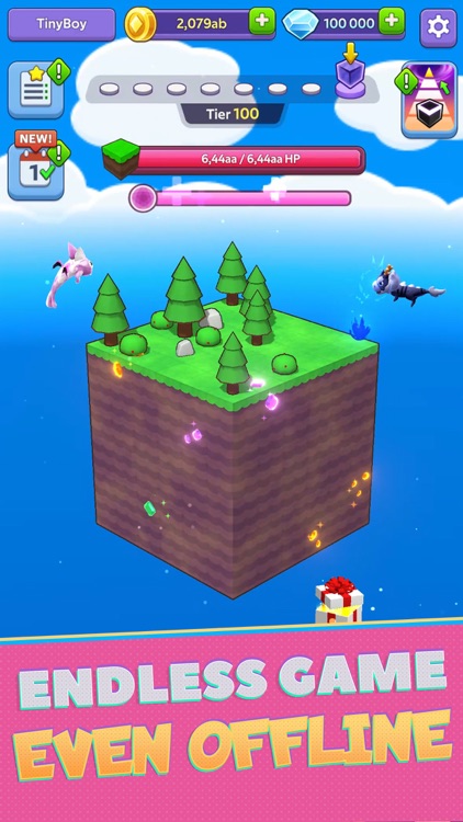 Tiny Worlds: Dragon Idle games screenshot-5
