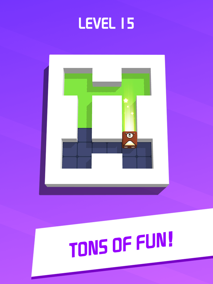 Rolling Cube - Maze Fill