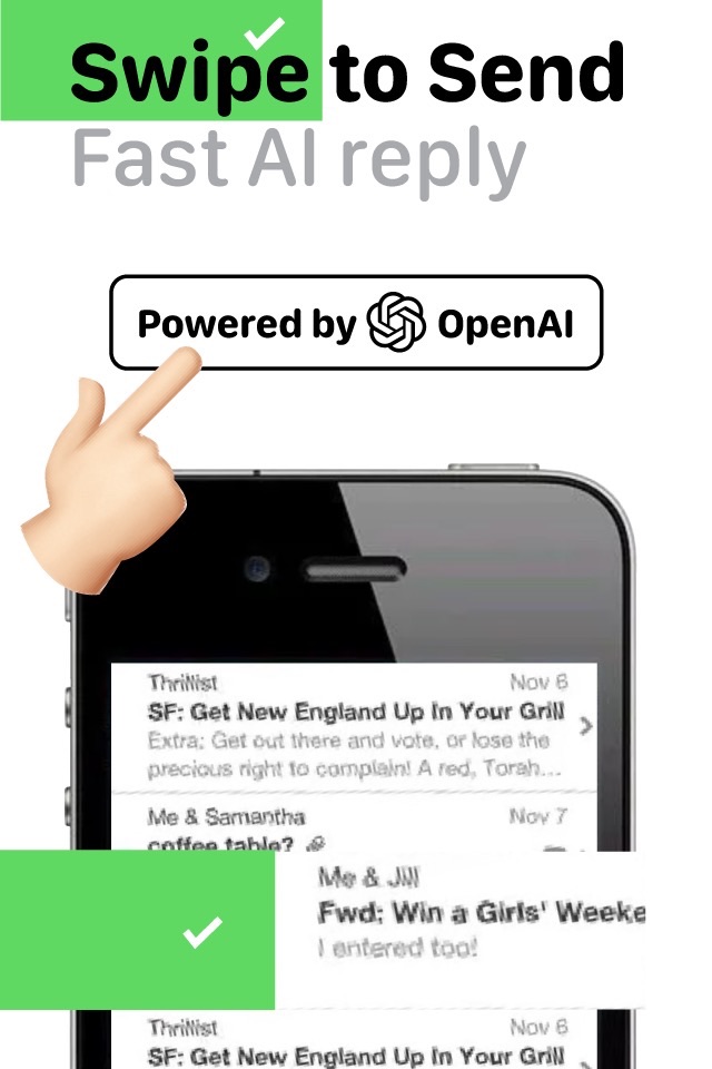 AI for Email–SwipeMail AI app screenshot 2
