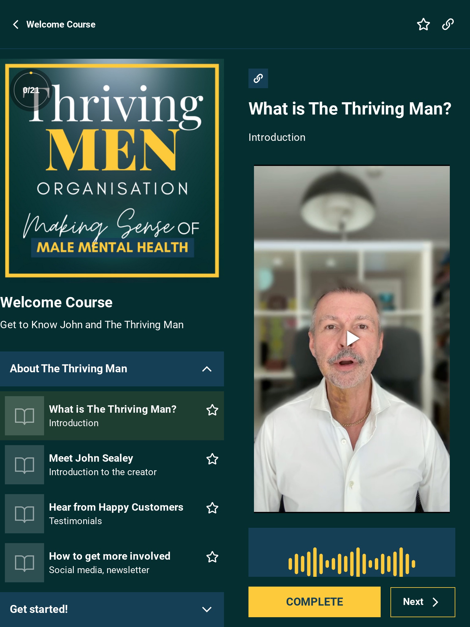 The Thriving Man screenshot 2