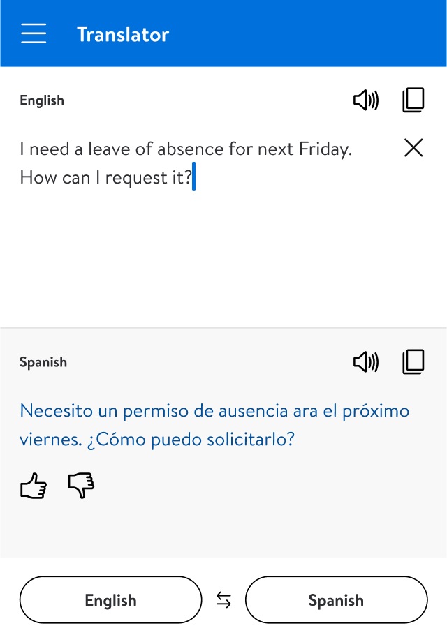 MyWalmart screenshot
