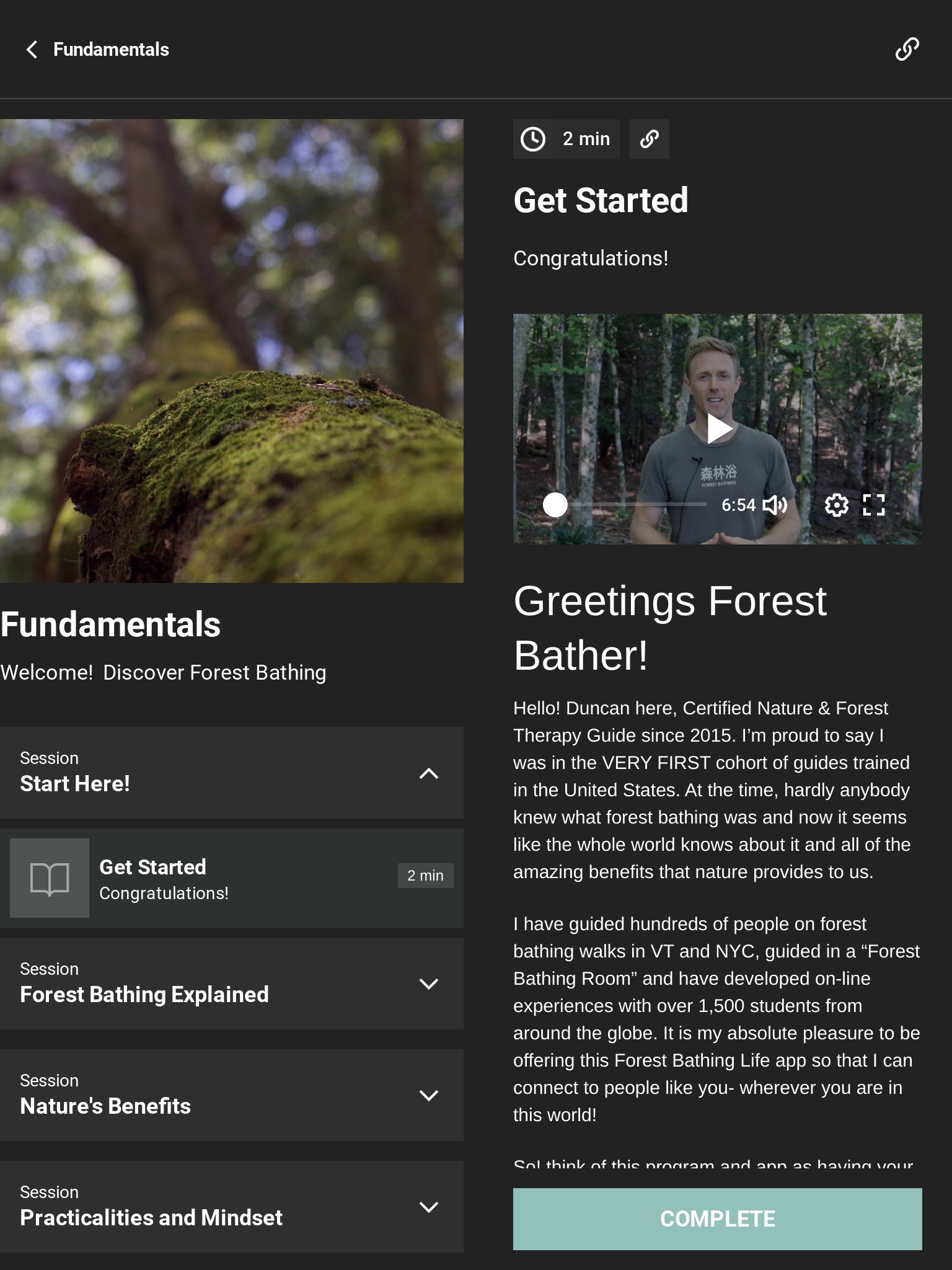 Forest Bathing Life screenshot 3