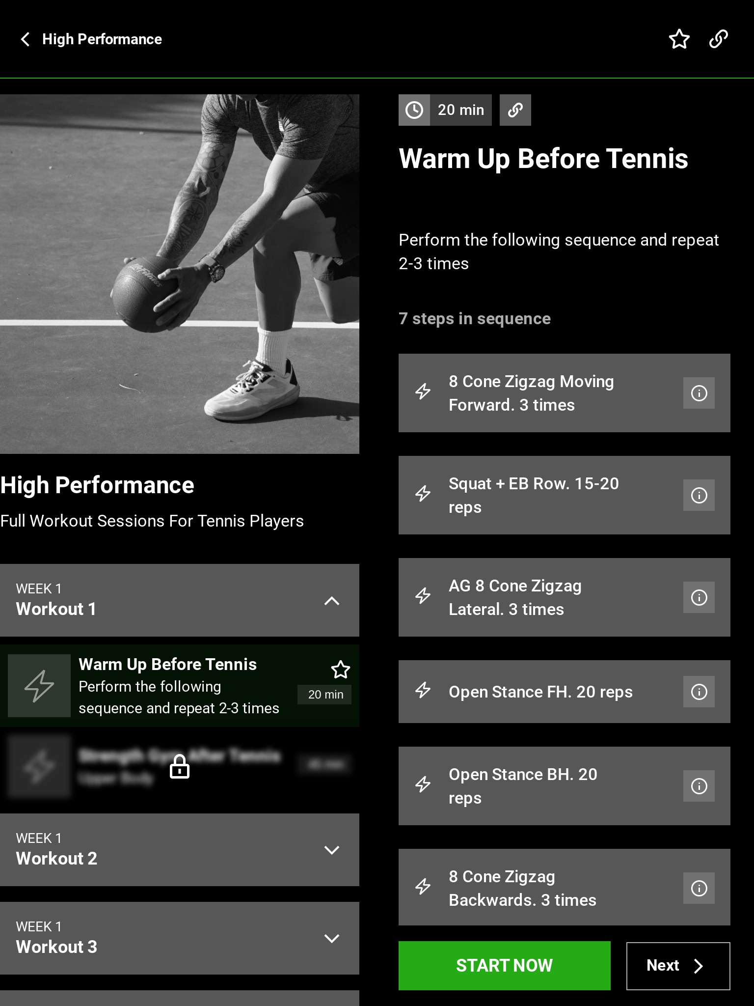 Fitness For Tennis screenshot 3