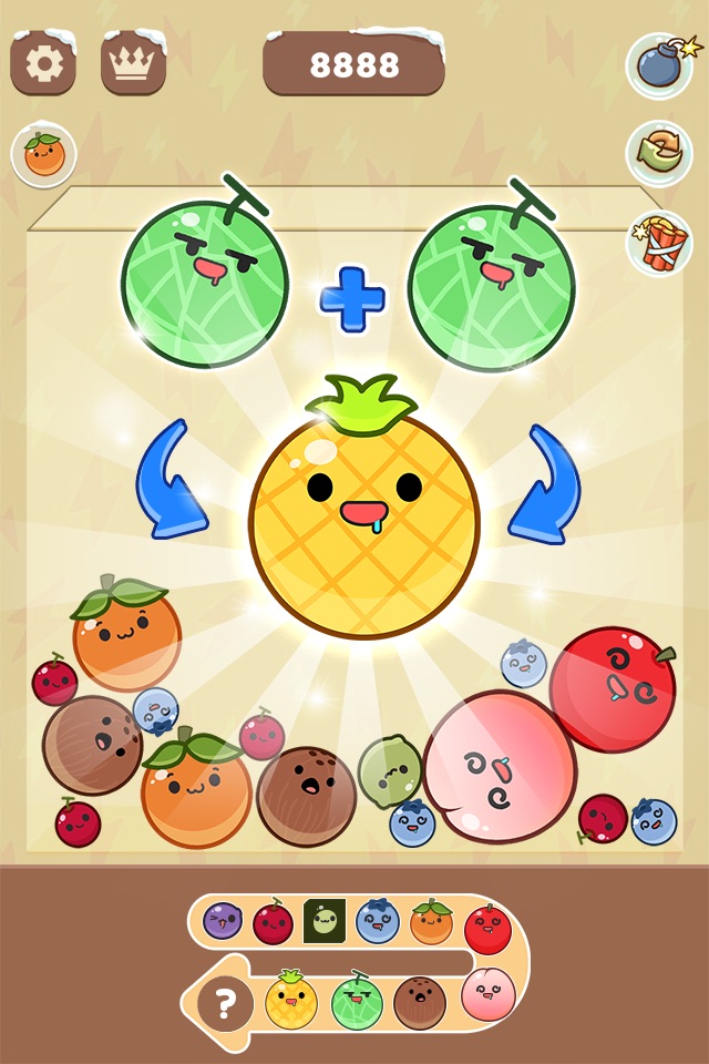 Merge & Build: Fruit Story screenshot 2