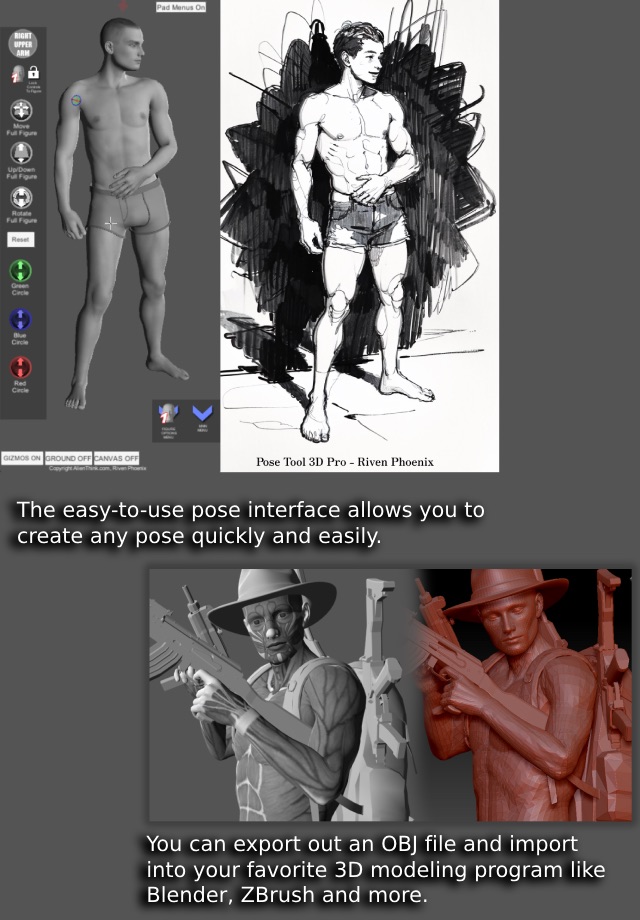 Pose Tool 3D screenshot 2