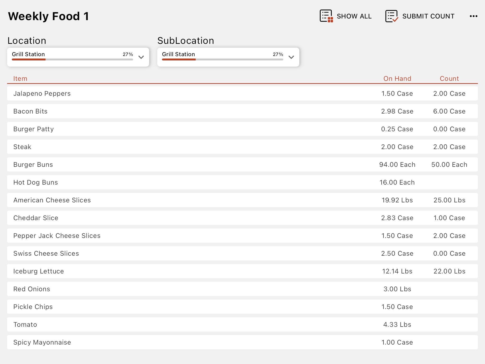 FoodTec Inventory IQ screenshot 2