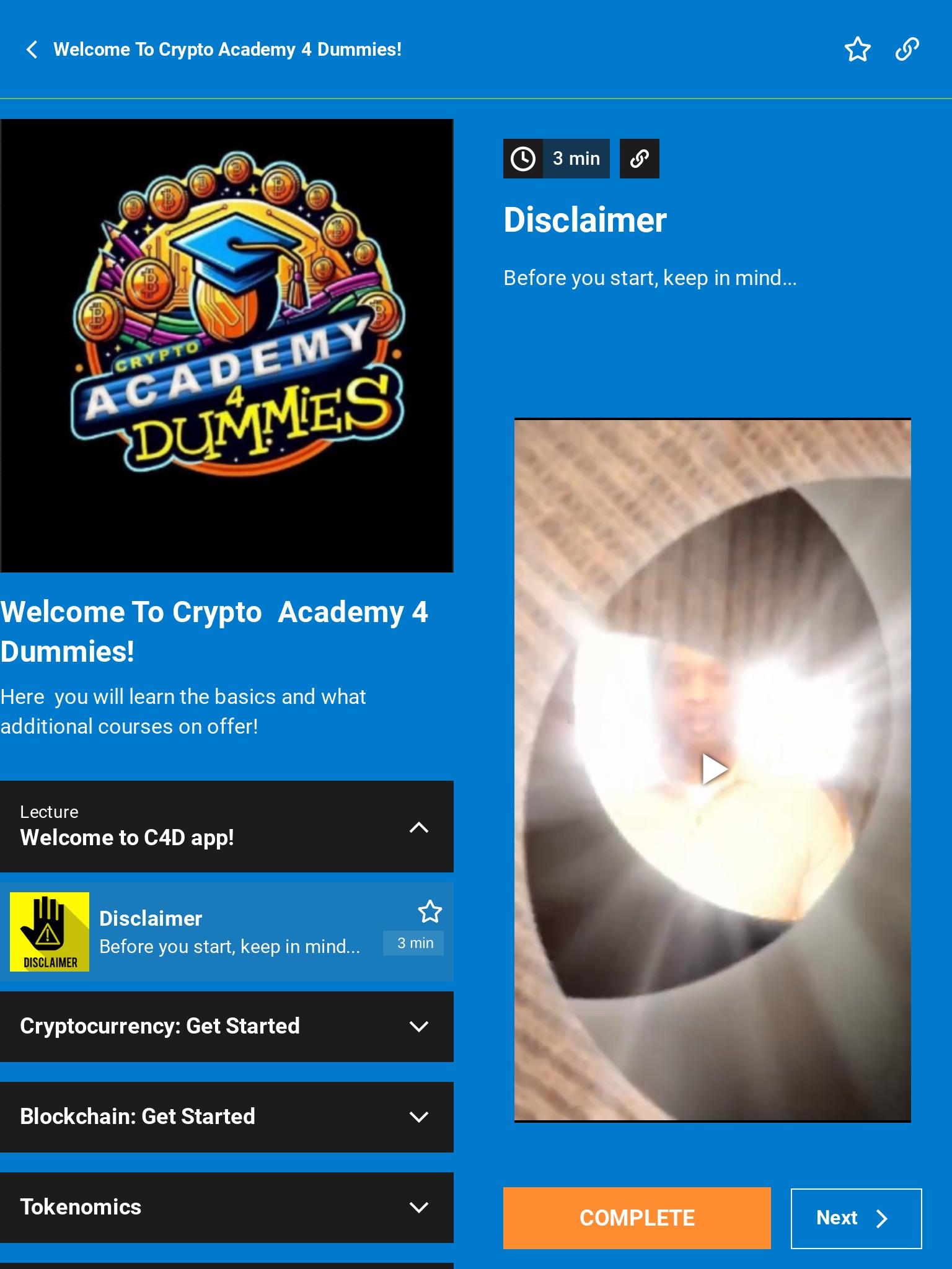 Crypto Academy 4 Dummies screenshot 2