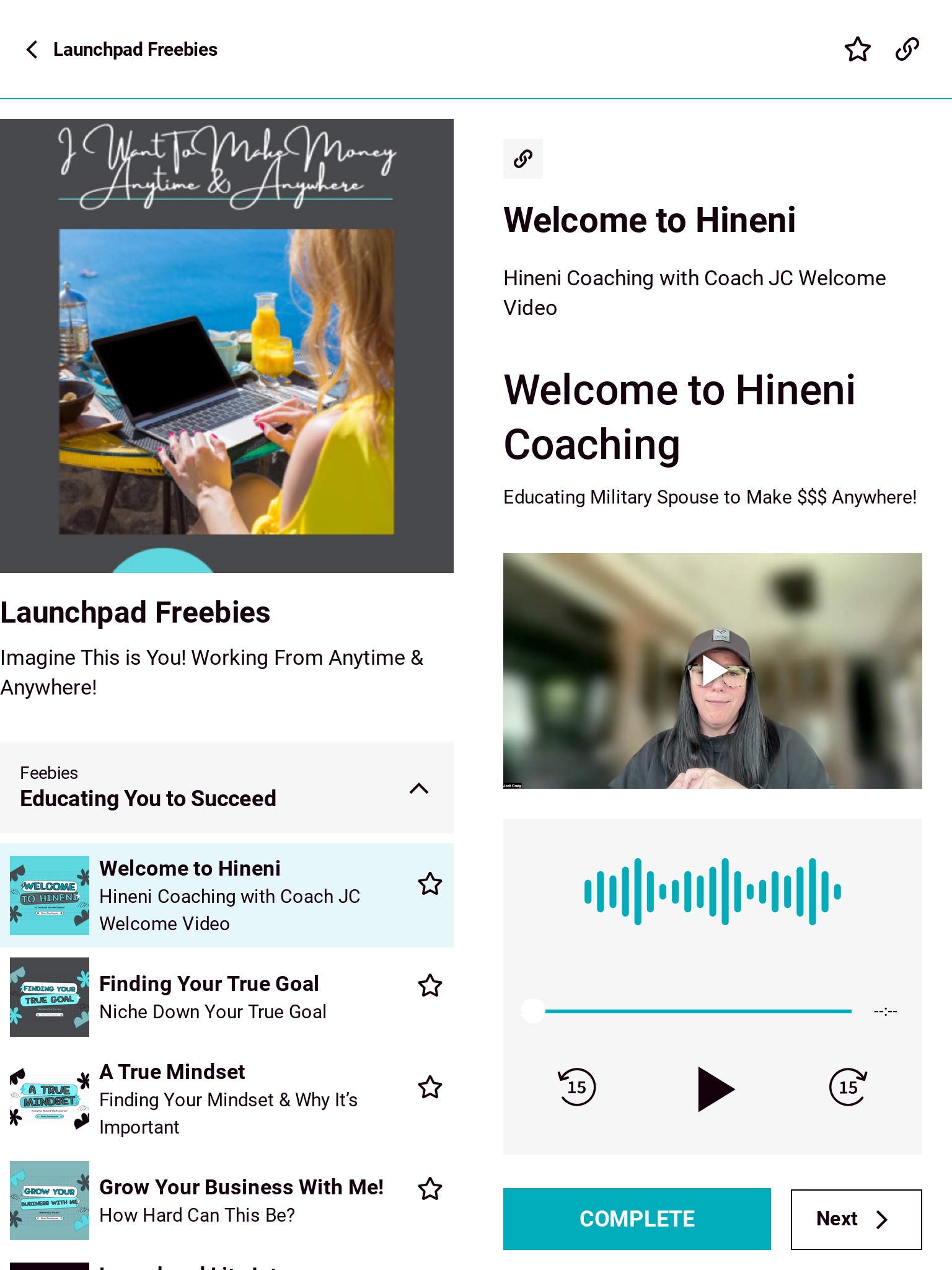 Hineni Coaching screenshot 2