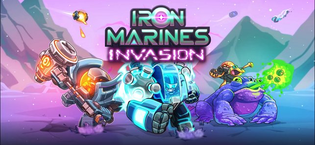 ภาพหน้าจอเกม RTS ของ Iron Marines Invasion