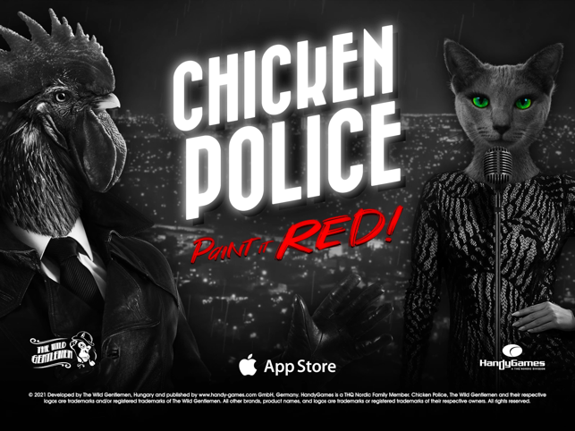 Captura de tela da polícia de frango