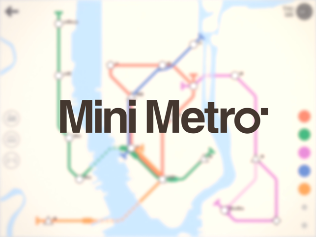 ‎Mini Metro+ Screenshot