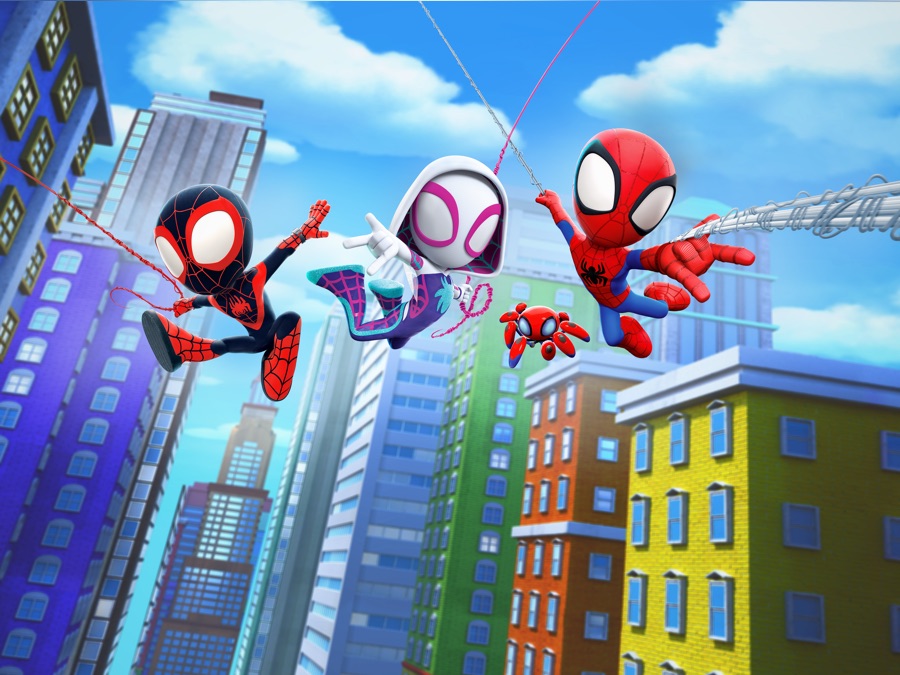 Spidey and His Amazing Friends Street Mural  Officially Licensed Mar   Fathead