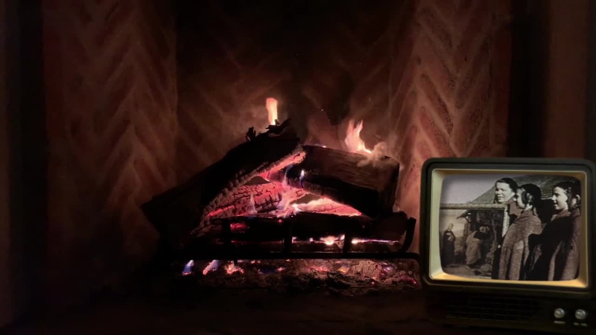 Christmas Yule Log Fireplace Classic Holiday Favorites Apple TV