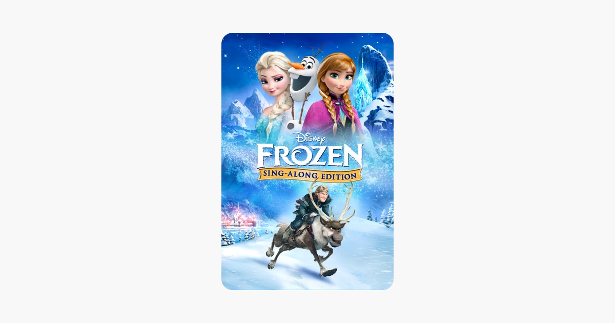 frozen sing along edition dvd