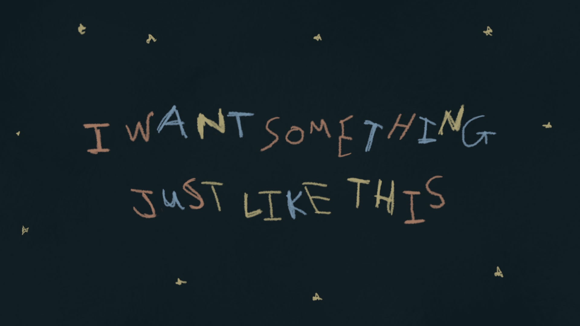 ザ チェインスモーカーズ コールドプレイの Something Just Like This Lyric Video をapple Musicで