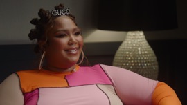 Lizzo on “Rumors” Lizzo & Zane Lowe Music Videos Music Video 2021 New Songs Albums Artists Singles Videos Musicians Remixes Image