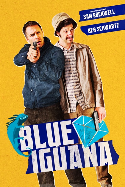 Blue Iguana Poster