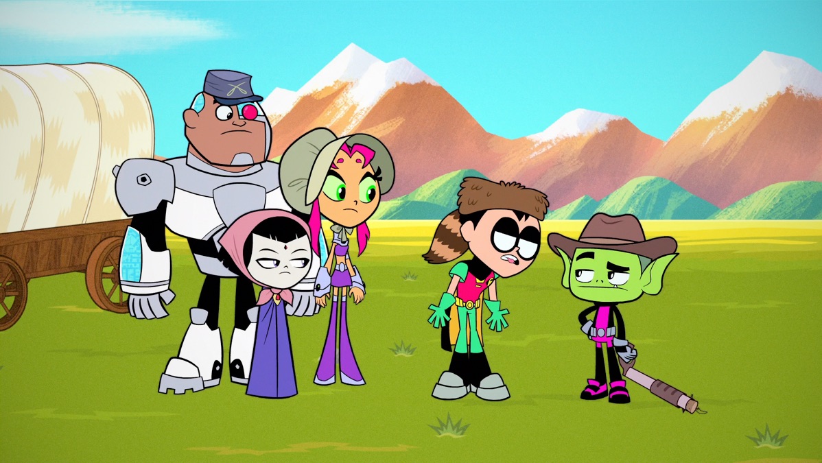 Oregon Trail Teen Titans Go Season 3 Episode 48 Apple TV   1200x675mf 